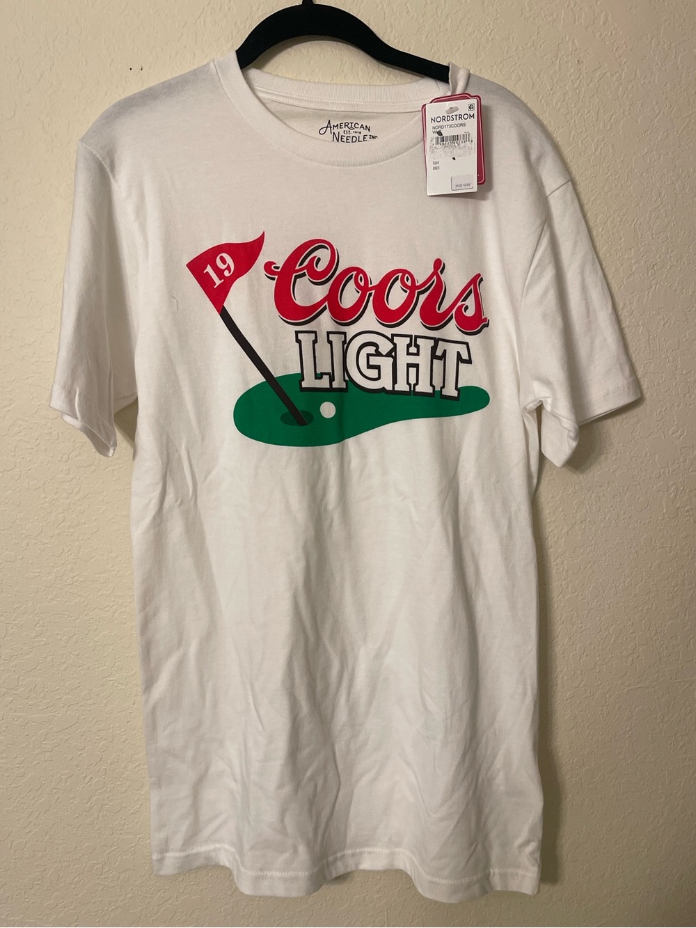 Coors Light Beer Graphic White T Shirt
